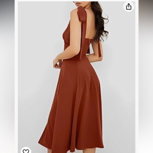 Beautiful brown dress - Picture 4 of 9